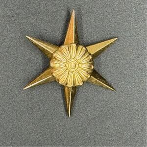 Vintage star-shaped brooch